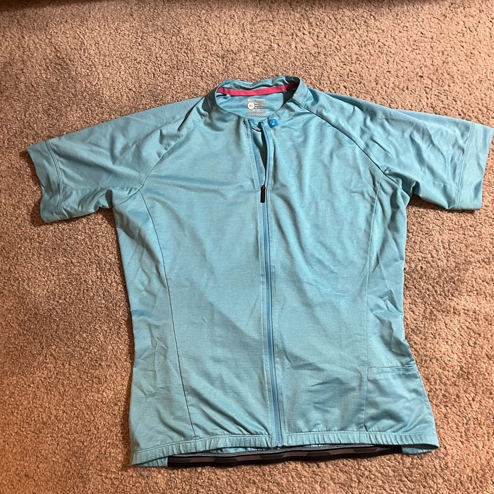 Women's Light Blue Cycling Jersey